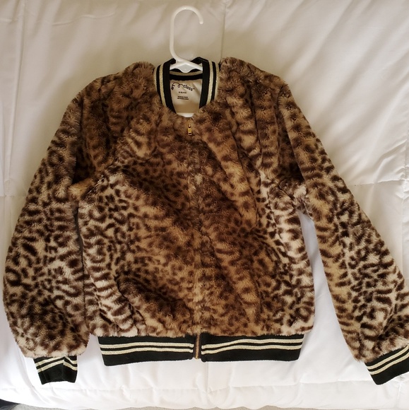 art class Other - Girls Art Class Faux Fur Bomber Jacket